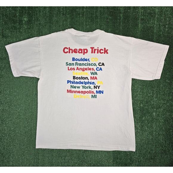Vintage Cheap Trick Shirt XL 1998 Tour Rock Band Tee 90s Vtg - Picture 6 of 8